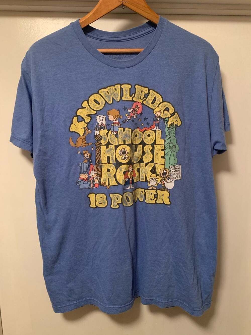 Ripple Junction Schoolhouse Rock Knowledge is Power Graphic T-Shirt